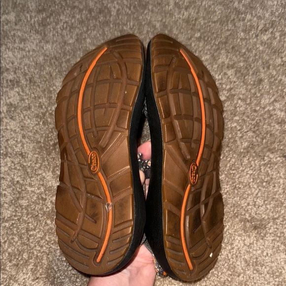 Chaco Women's Gray and Orange Sandals - size 7 - Picture 7 of 8